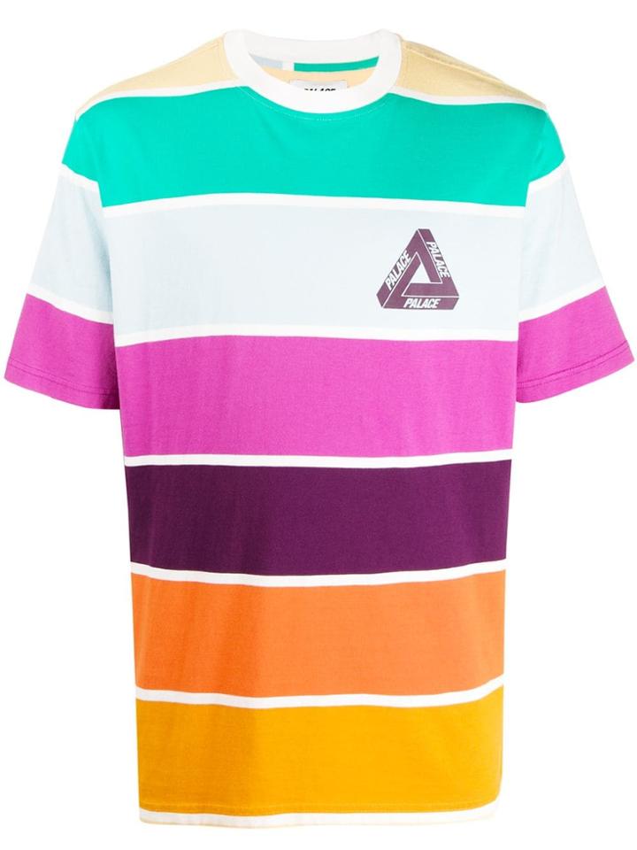 Palace Wide Stripe T-shirt - Yellow