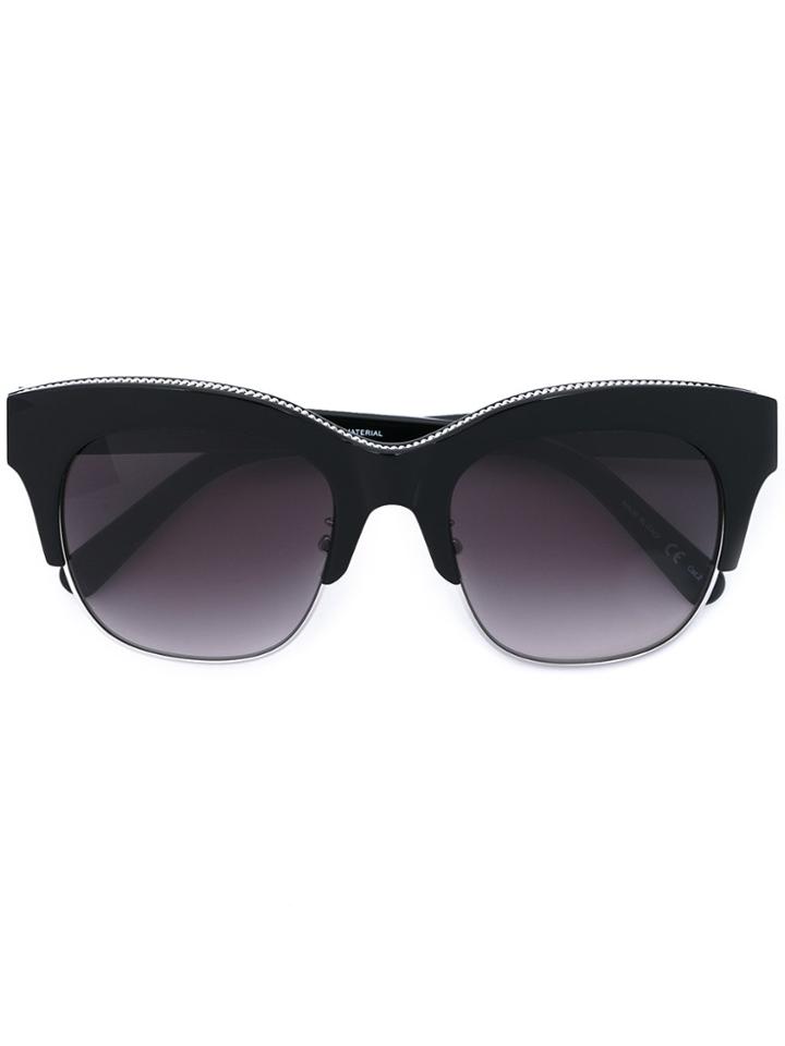 Stella Mccartney Eyewear Falabella Chain Sunglasses - Black
