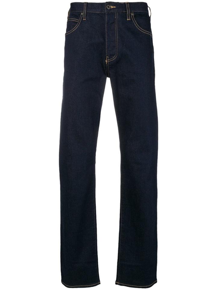 Emporio Armani Straight Cut Jeans - Blue