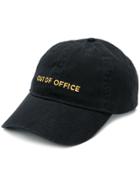 Wood Wood Out Of Office Embroidered Cap - Black