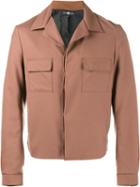 Edward Crutchley Collared Jacket, Men's, Size: Xs, Brown, Wool