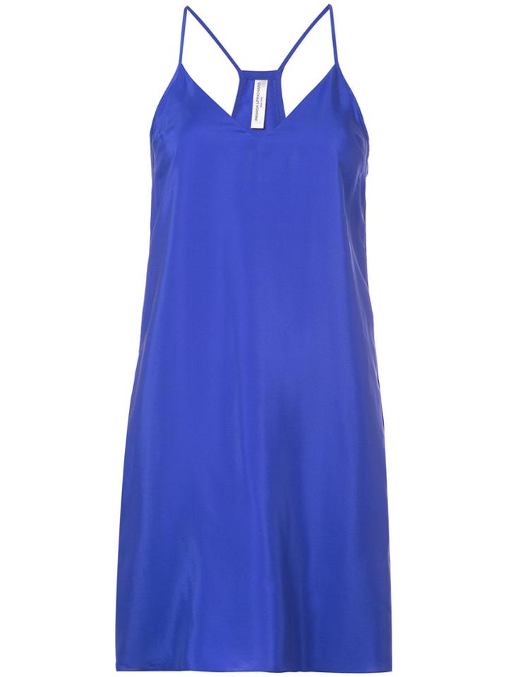 Amanda Uprichard Racerback Sweetheart Shift - Blue
