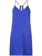 Amanda Uprichard Racerback Sweetheart Shift - Blue