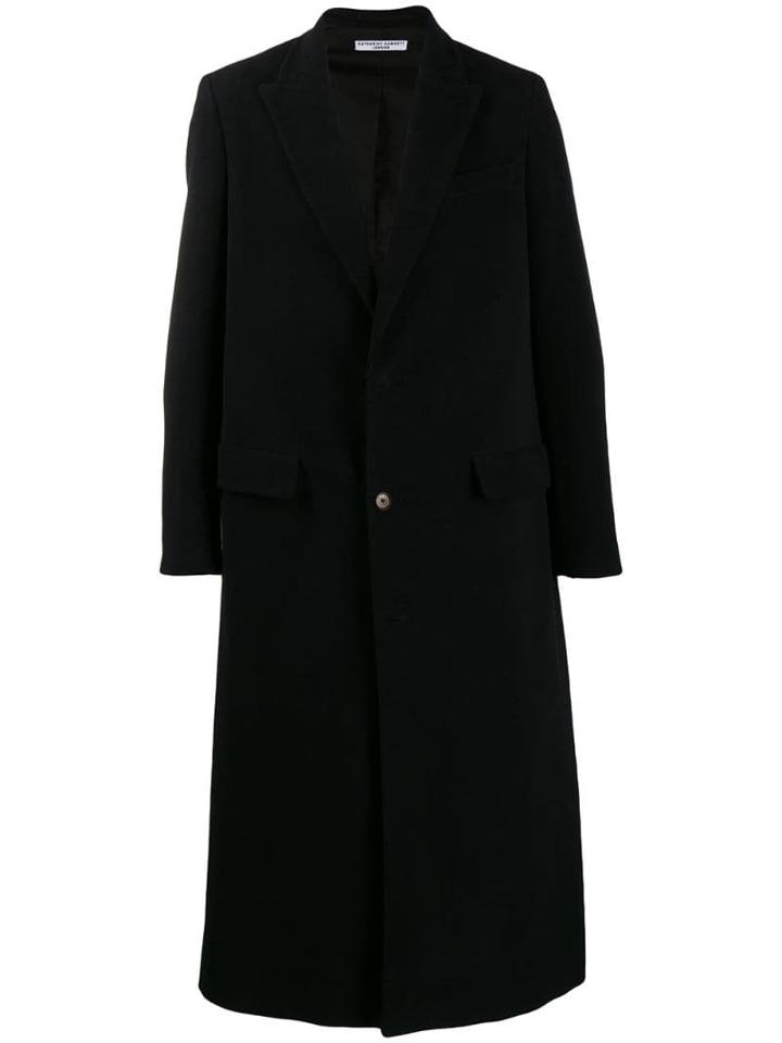Katharine Hamnett London Darwall Midi Coat - Black