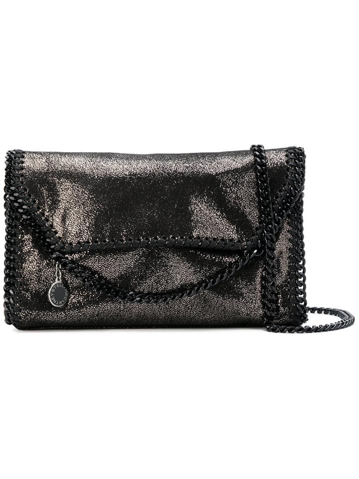 Stella Mccartney Vernished Shoulder Bag - Grey