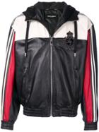 Dolce & Gabbana Colour Block Zipped Jacket - Black