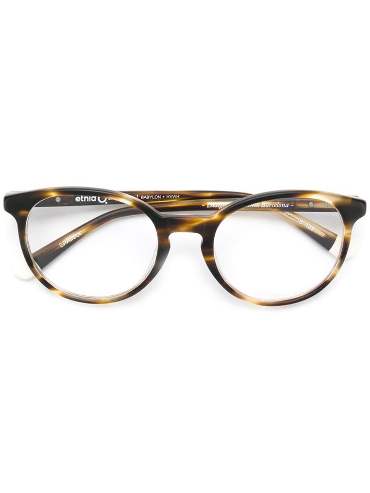 Etnia Barcelona Babylon Round Glasses - Brown