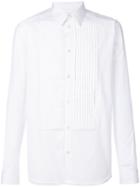 Givenchy - Pleated Bib Shirt - Men - Cotton - 42, White, Cotton