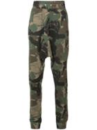 Haculla Camouflage Print Track Pants, Men's, Size: Small, Green, Cotton
