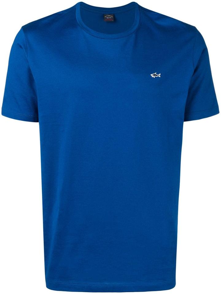 Paul & Shark Embroidered Logo T-shirt - Blue