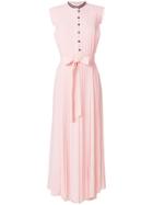 Philosophy Di Lorenzo Serafini Pleated Sleeveless Maxi Dress - Pink &