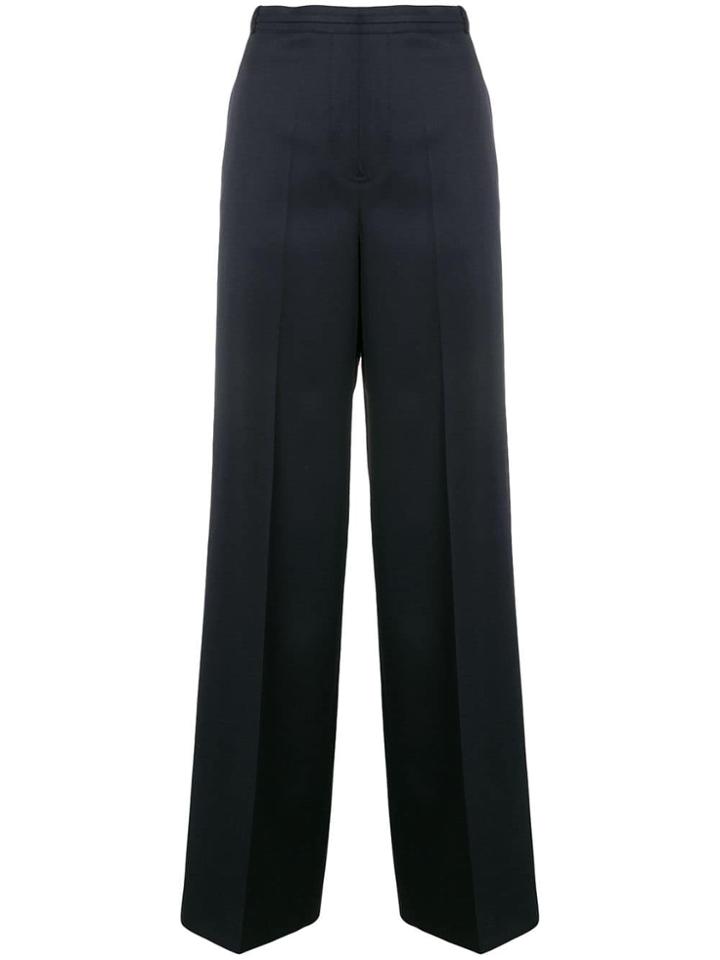 Jil Sander Wide Leg Tailored Trousers - Blue