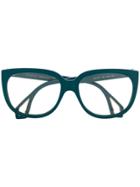 Gucci Eyewear Double-framed Glasses - Blue