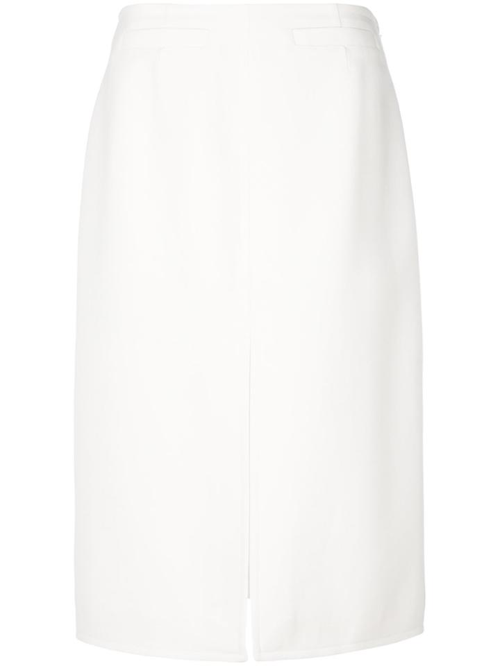 Courrèges Front Slit Skirt - White