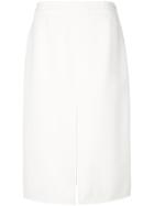 Courrèges Front Slit Skirt - White
