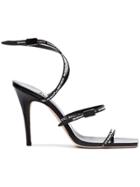 Off-white C/o Jimmy Choo Black Jane 100 Leather Sandals
