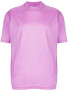Lanvin Basic Round Neck T-shirt - Pink & Purple