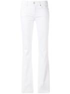 7 For All Mankind - Flared Skinny Jeans - Women - Cotton/spandex/elastane - 27, White, Cotton/spandex/elastane
