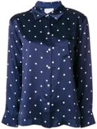 Asceno Polka Dot Shirt - Blue