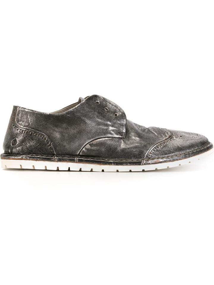 Marsèll Brogue Detail Slip-on Loafers