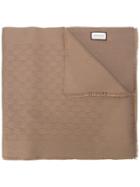 Gucci Double G Logo Scarf - Brown