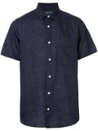 Frescobol Carioca Short-sleeve Fitted Shirt - Blue