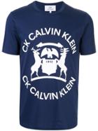Ck Calvin Klein Logo T-shirt - Blue