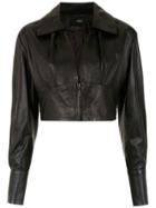 Andrea Bogosian Leather Jacket - Black