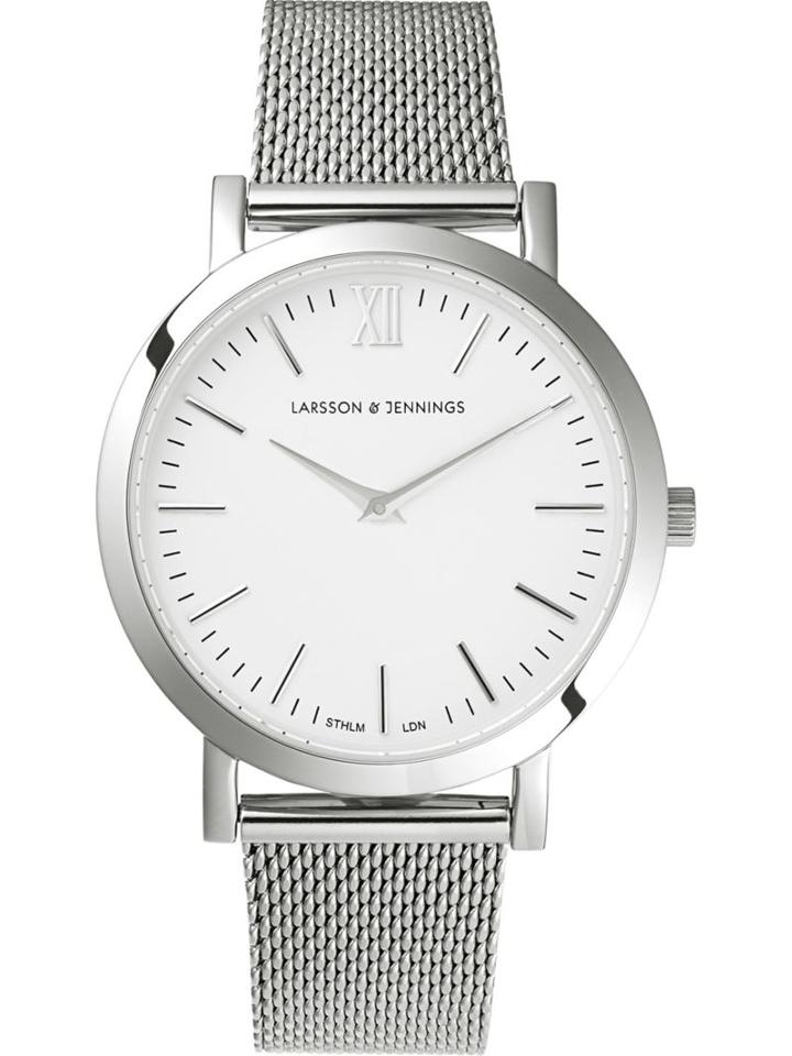 Larsson & Jennings Liten Watch, Women's, Metallic, Silver Plated Metal