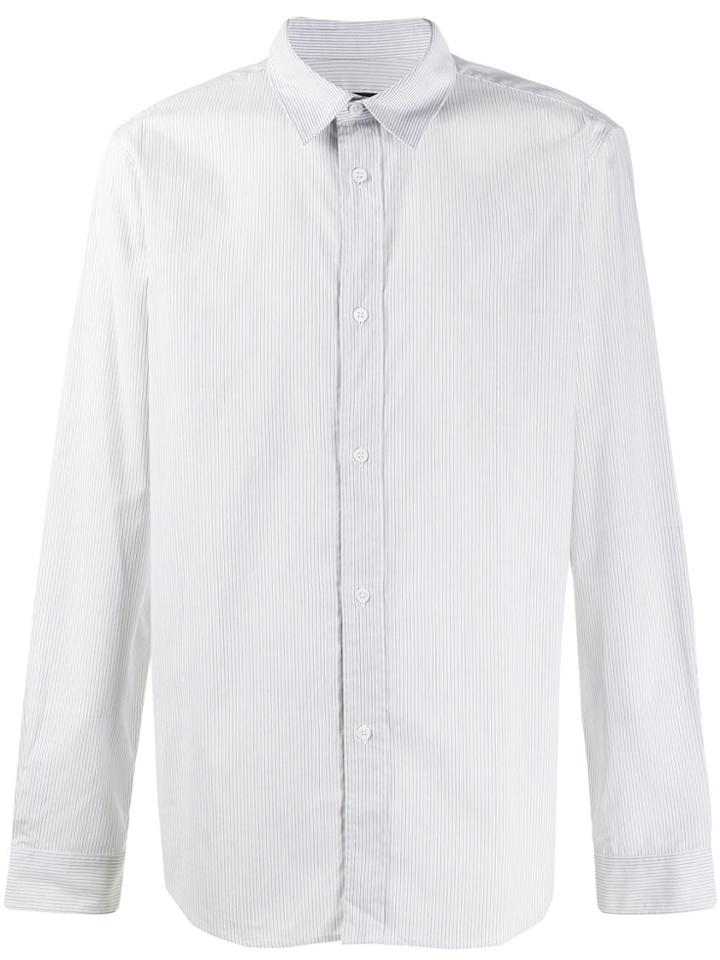 A.p.c. Long Sleeve Striped Shirt - White