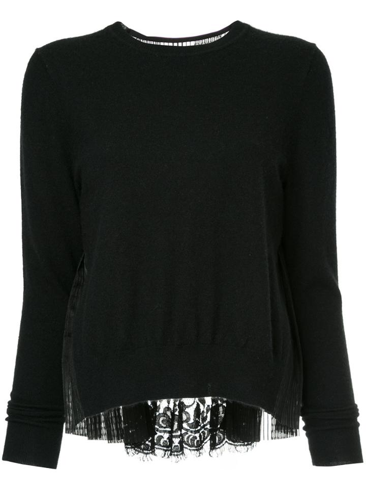 Onefifteen Panelled Top - Black