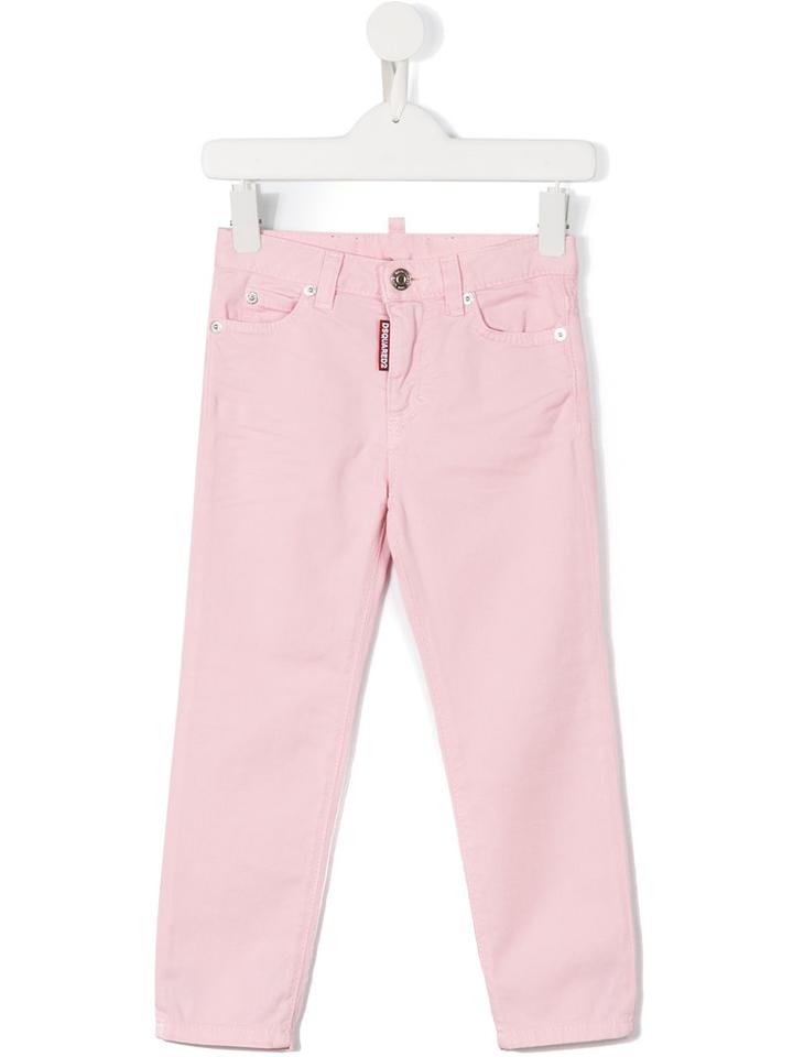 Dsquared2 Kids Casual Trousers, Toddler, Size: 4 Yrs, Pink/purple