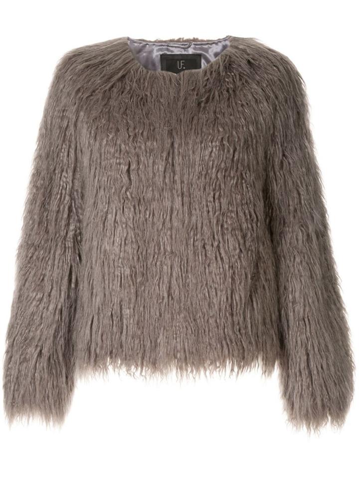 Unreal Fur Faux Fur Unreal Dream Jacket - Grey