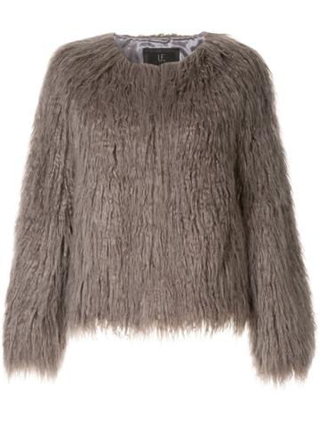 Unreal Fur Faux Fur Unreal Dream Jacket - Grey