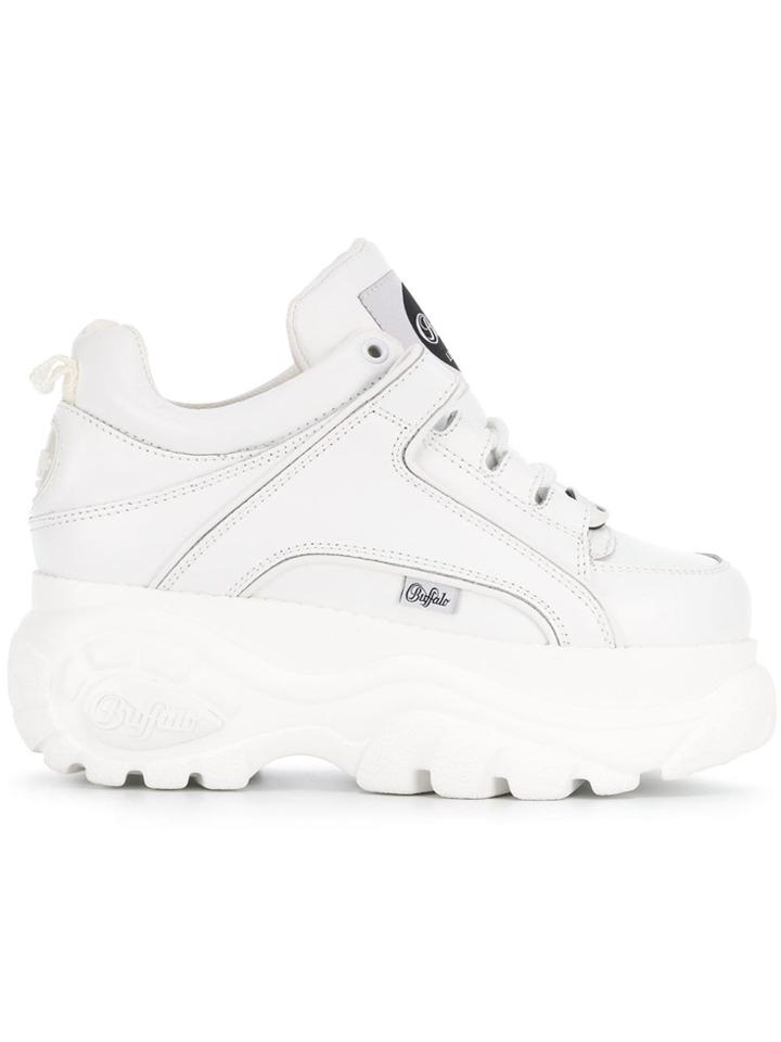 Buffalo White 60 Leather Platform Sneakers - Unavailable