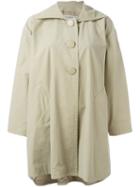 Yves Saint Laurent Vintage Flared Coat, Women's, Size: 36, Nude/neutrals