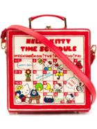 Olympia Le-tan 'time Schedule' Shoulder Bag, Women's, Red