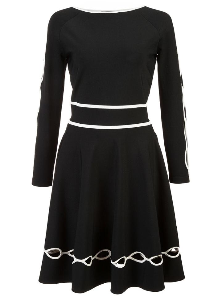 Alexander Mcqueen Long Sleeve Dress - Black