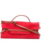 Zanellato Leather Trim Tote - Red
