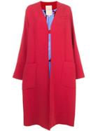 Roksanda Open Front Coat - Red
