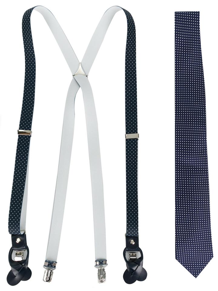 Fefè Tie Braces Set - Blue