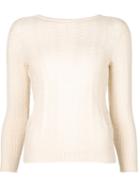 The Row 'ribia' Sweater, Women's, Size: Medium, White, Silk/cashmere