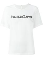 Dolce & Gabbana Italia Is Love Embellished Blouse