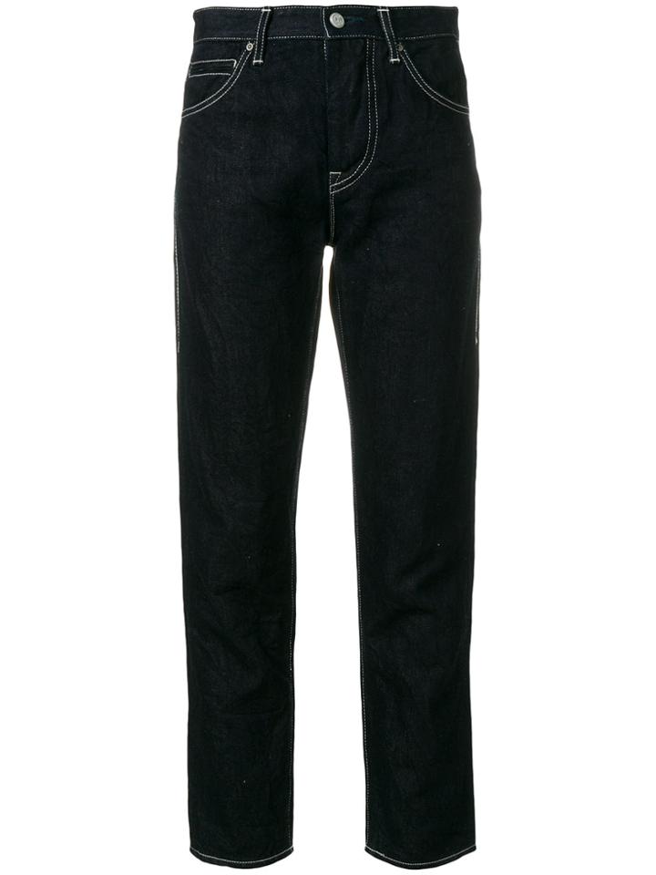 Minä Perhonen Slim Fit Cropped Jeans - Blue