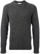 Ami Alexandre Mattiussi - Crew-neck Jumper - Men - Polyamide/wool/alpaca - Xs, Grey, Polyamide/wool/alpaca