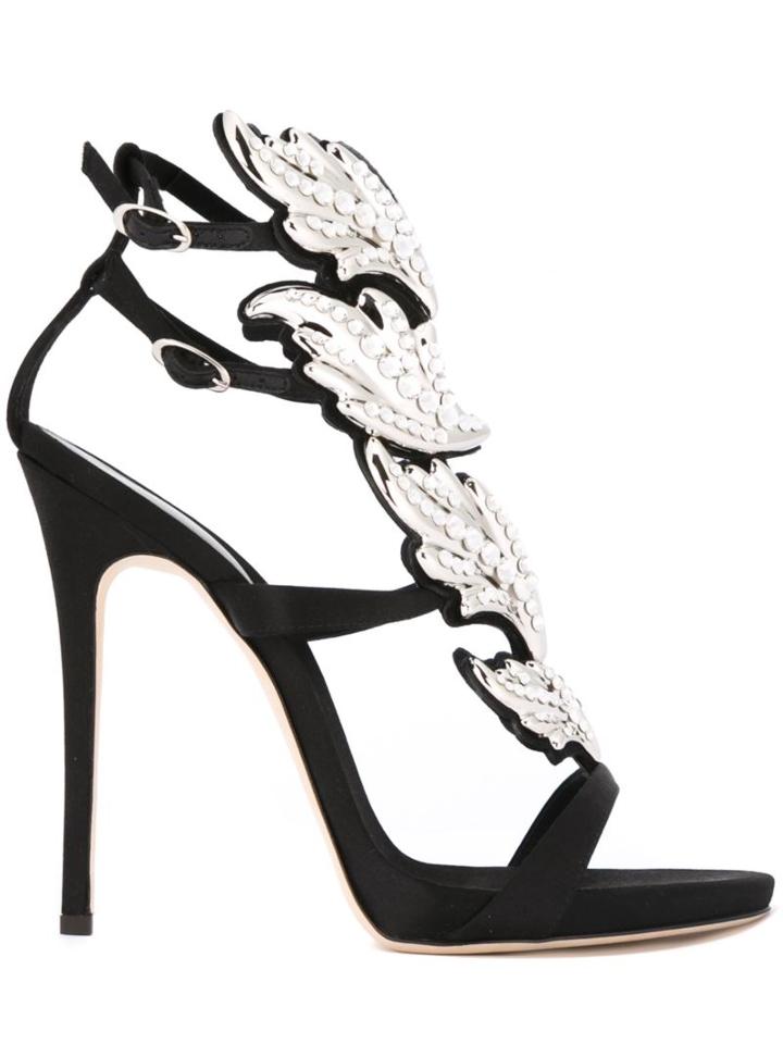 Giuseppe Zanotti Design Cruel Sandals, Women's, Size: 36, Black, Leather/metal/leather