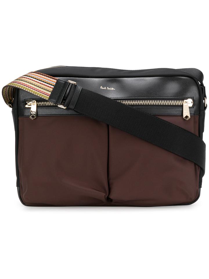 Paul Smith Large Messenger Bag - Black