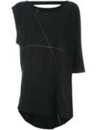 Thom Krom One Sleeve Asymmetric Top