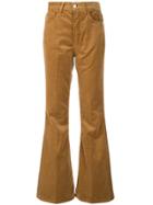Re/done Flared Trousers - Brown