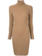 Fendi Vintage Long Sleeve One Piece Dress - Brown